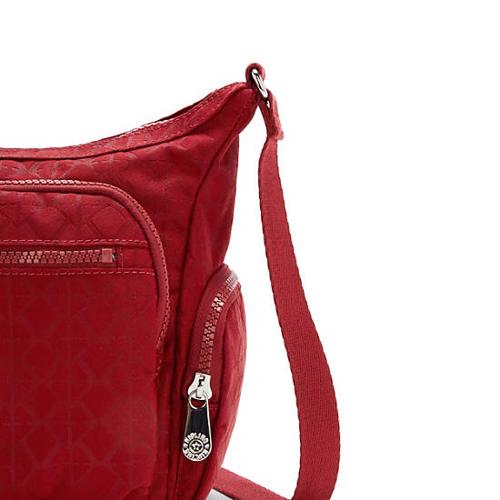 Kipling Gabbie Small Crossbody Bags Signature Red | CA 1130SG